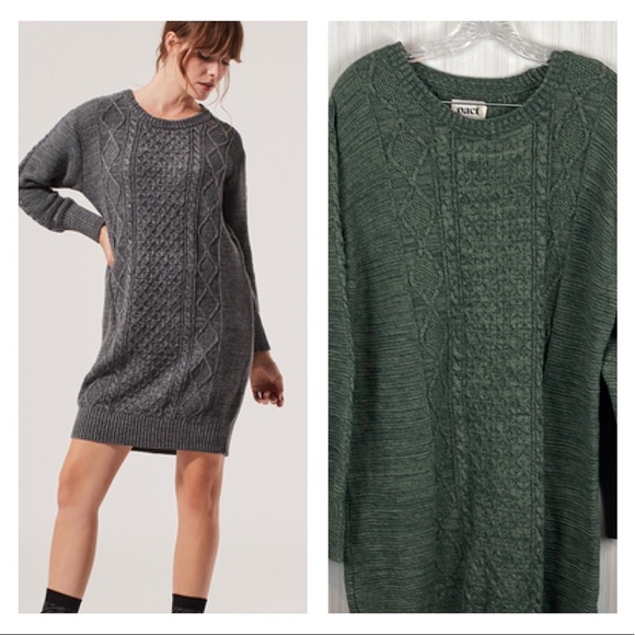 Pact Cable Knit Organic Cotton Sweater 
